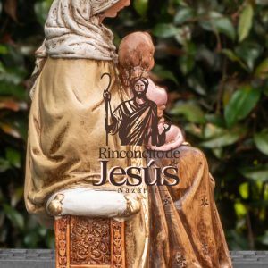 Virgen del Carmen sentada 20 cm