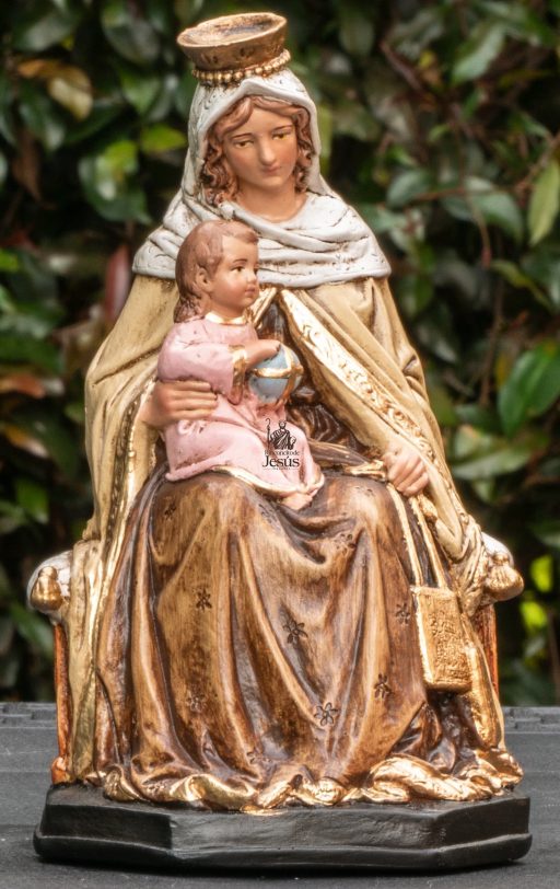 Virgen del Carmen sentada 20 cm