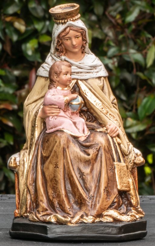 Virgen del Carmen sentada 20 cm