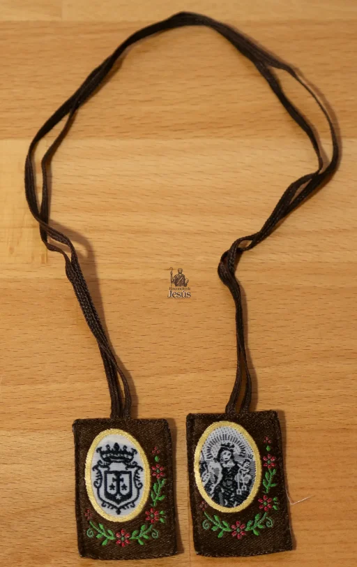Escapulario Carmelitas 5 x 2.5 cm