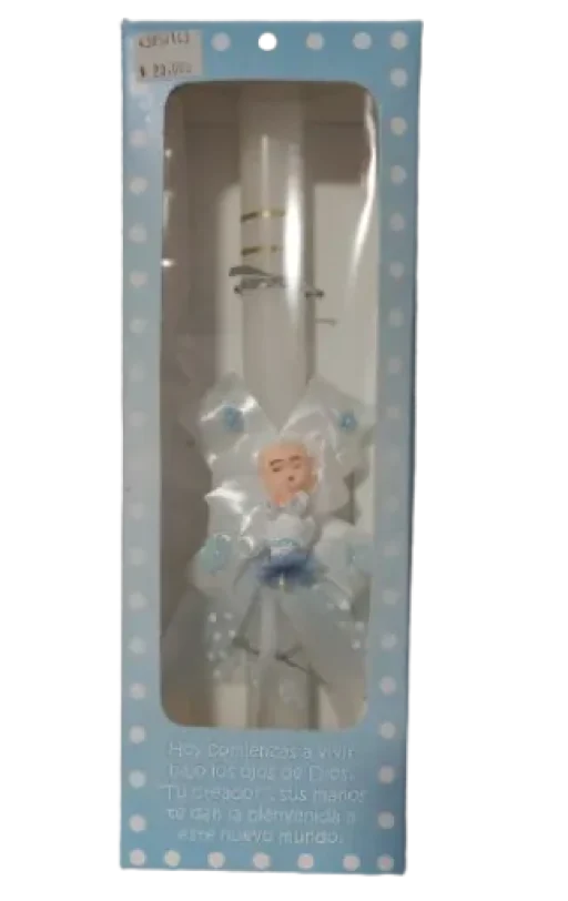 Cirio de lujo Bautizo niña