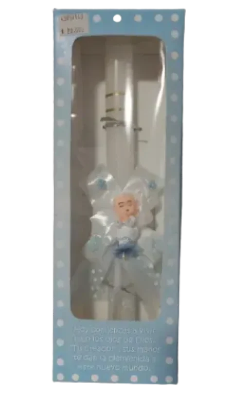 Cirio de lujo Bautizo niña