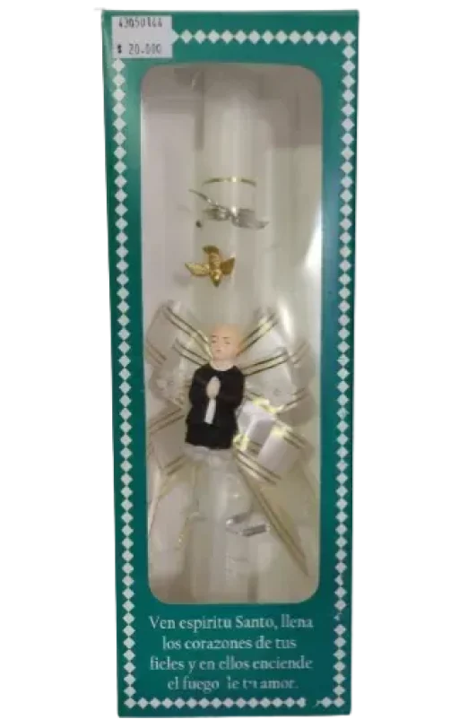 Cirio de lujo Confirmación niño
