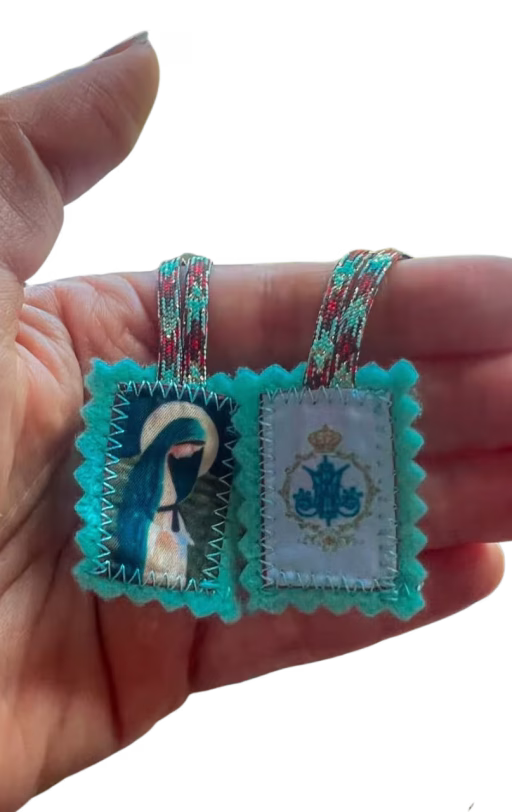 Escapulario dulce espera x 12